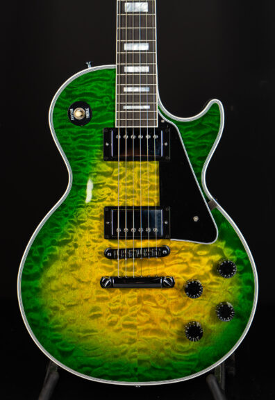 Gibson Les Paul Custom 3A Quilt Top Gloss - Iguana Burst