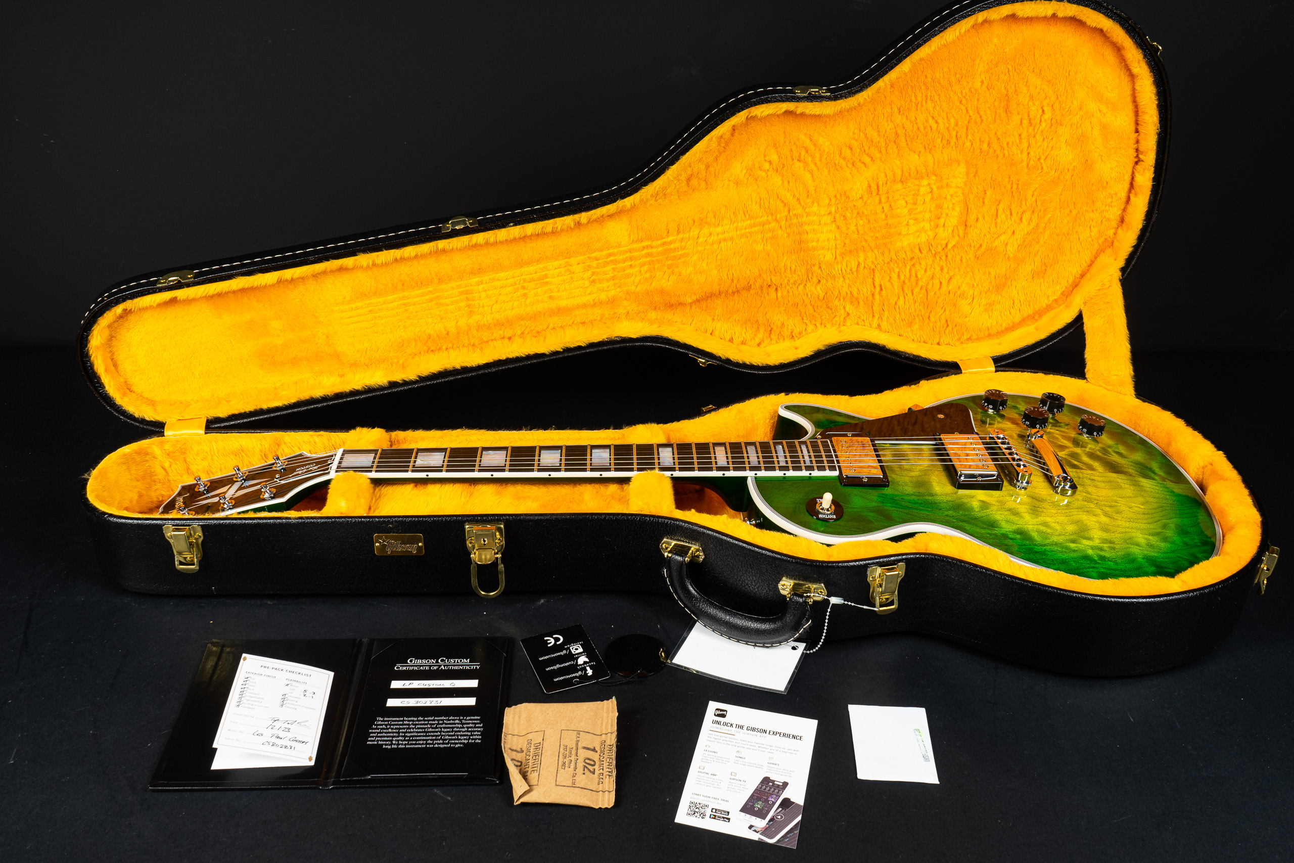 ギター Gibson Les Paul Custum 3A Gibson Les Paul Custom Ebony Gloss | Polska