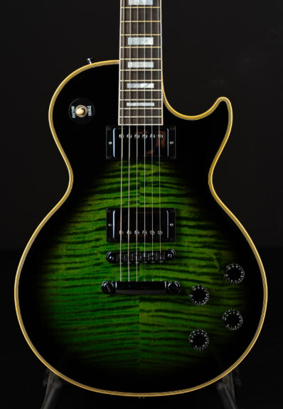 Gibson Les Paul Custom Figured Carmelita Neck - Green Burst