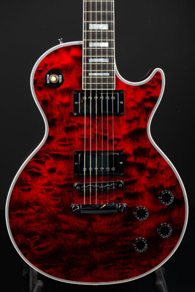 Gibson Les Paul Custom Quilt Top - Fire Tiger