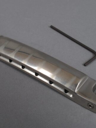 MojoAxe Compensated Wraparound Tailpiece Aged Nickel