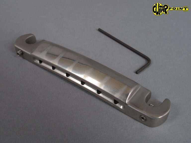 MojoAxe Compensated Wraparound Tailpiece Aged Nickel