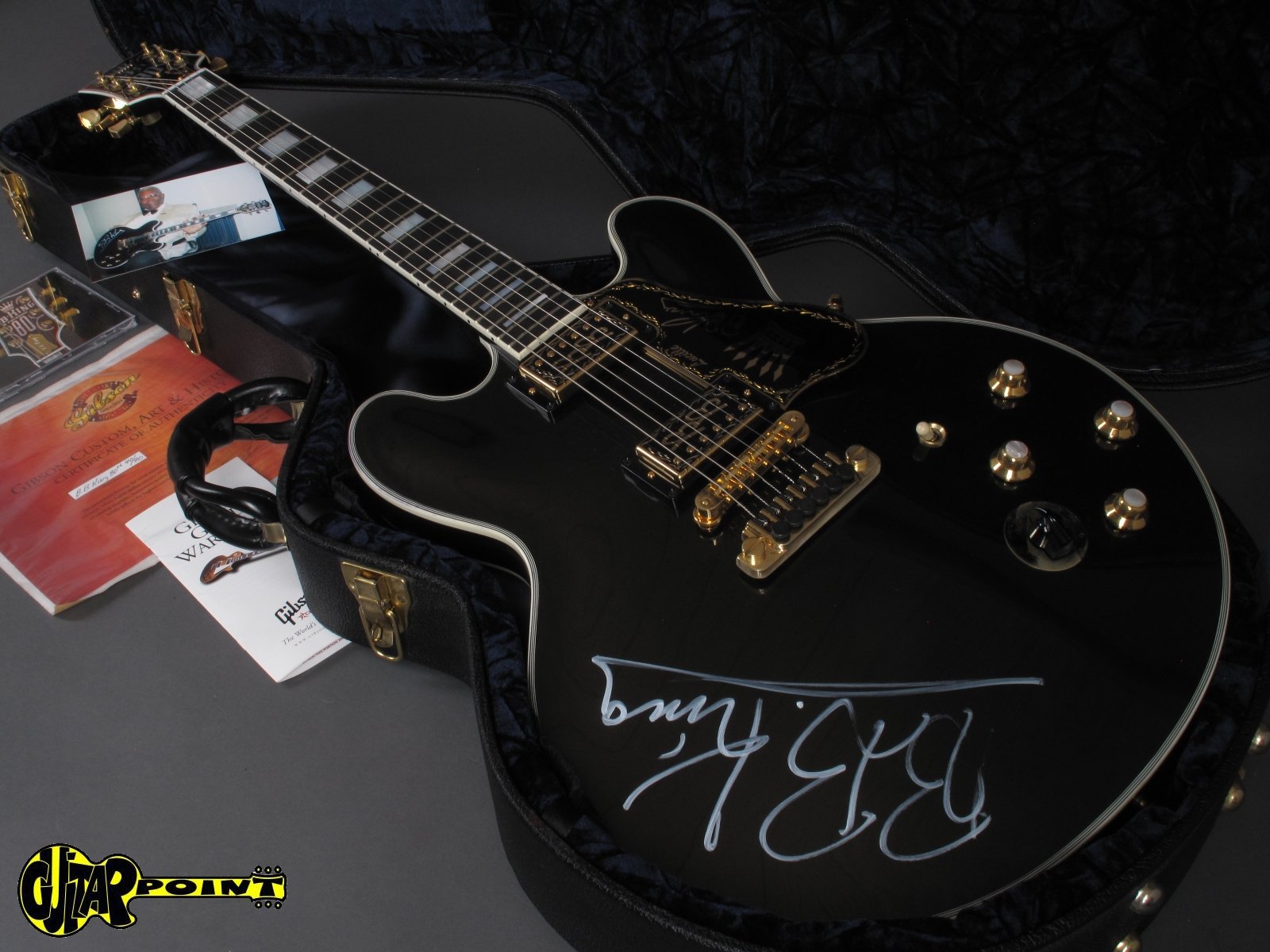 SIGNED 2005 Gibson BB King 80th Birthday ES-355 “Lucille” – GuitarPoint